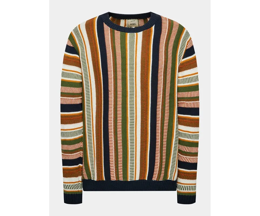 obrazek 1 Redefined Rebel Sweter 222056 Kolorowy Regular Fit