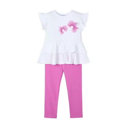 Zdjęcie Mayoral Komplet t-shirt i legginsy 3704 Różowy Regular Fit