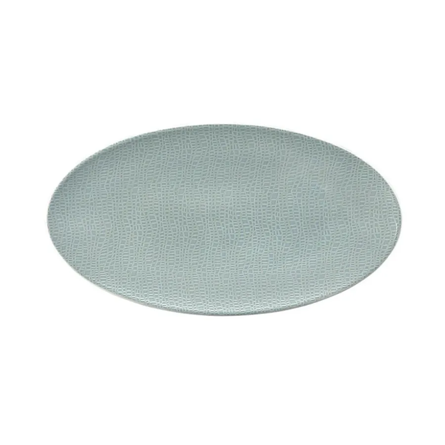 obrazek 1 Porcelanowy owalny półmisek 33x18 cm w kolorze turkusu - Seltmann Weiden