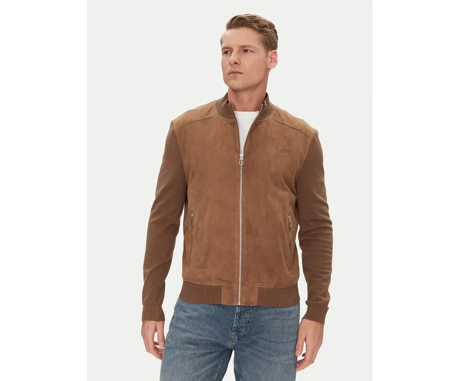 obrazek 1 Milestone Kurtka bomber MSTristan 511620 21220 Brązowy Regular Fit