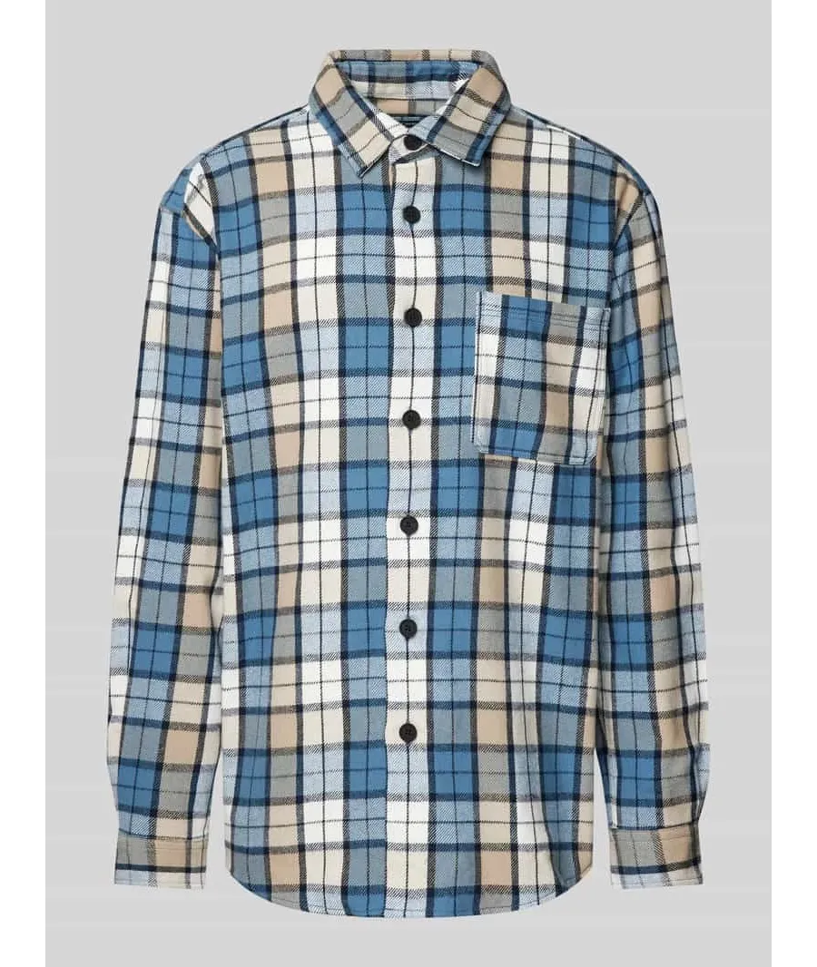 obrazek 1 Koszula casualowa regular fit z kołnierzykiem typu kent