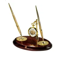 Picture Exclusive Saint Exupery desk accessory with a watch