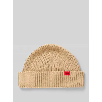 Zdjęcie Czapka beanie z detalem z logo model ‘Xush’