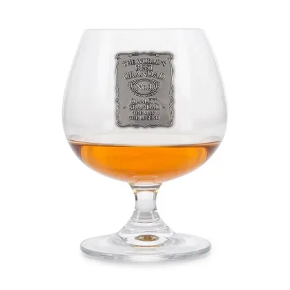 Zdjęcie Prezent dla najlepszego dziadka na świecie - piękny kieliszek do brandy