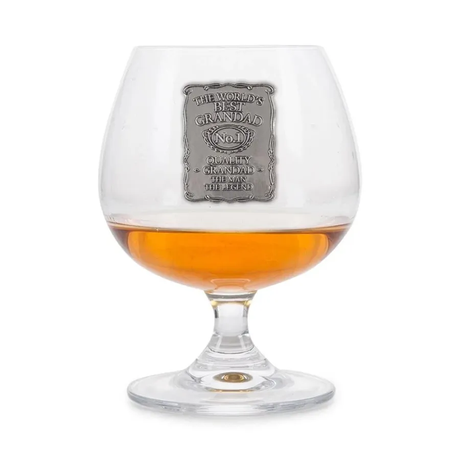 obrazek 1 Prezent dla najlepszego dziadka na świecie - piękny kieliszek do brandy