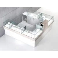 Zdjęcie Elegancka zabudowa sklepowa – komplet witryn i lad