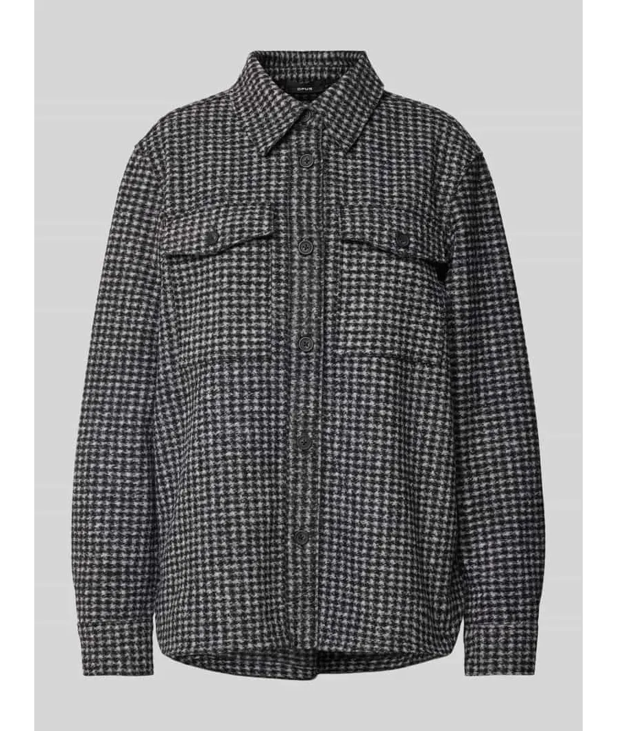 obrazek 1 Kurtka koszulowa o kroju regular fit z kołnierzykiem typu kent model ‘Junisa’
