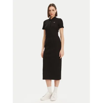 Zdjęcie Lacoste Sukienka codzienna EF9622 Czarny Slim Fit