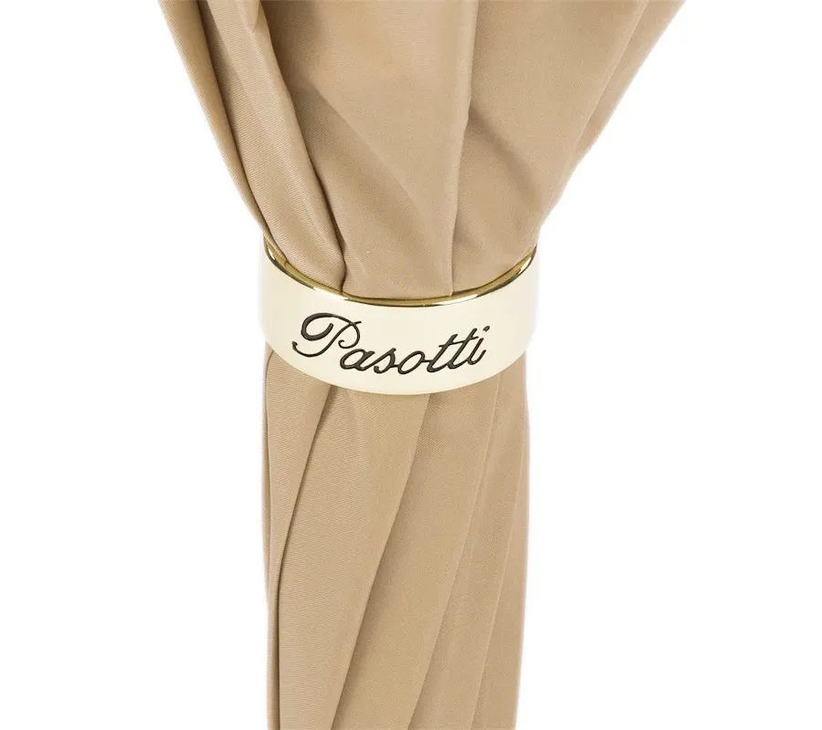 obrazek 5 Klasyczny parasol damski w kolorze beżowym – Pasotti