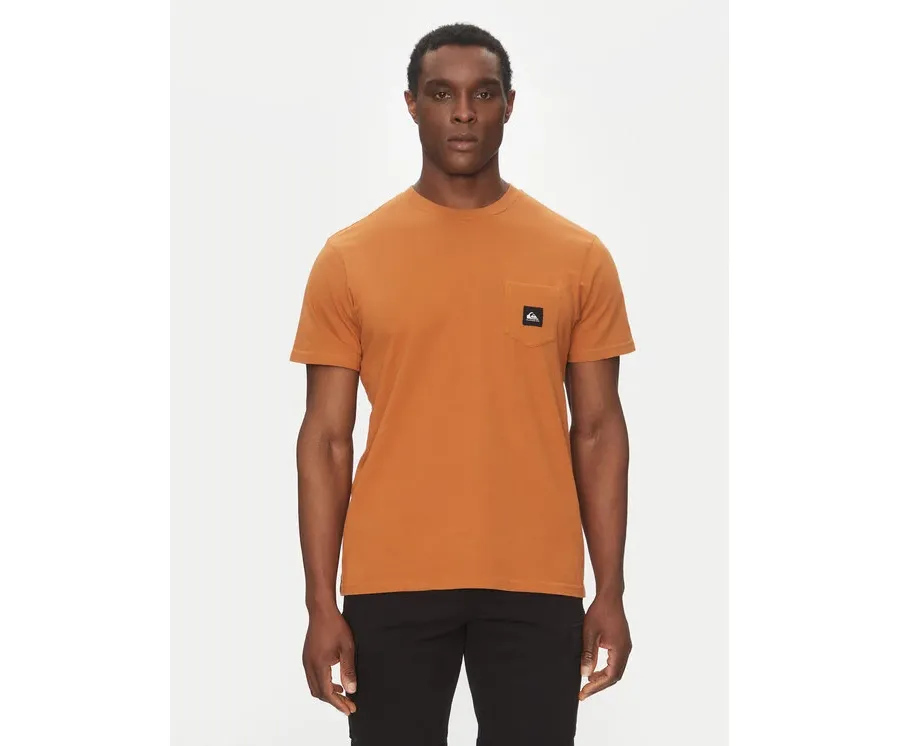 obrazek 1 Quiksilver T-Shirt EQYZT08035 Brązowy Regular Fit