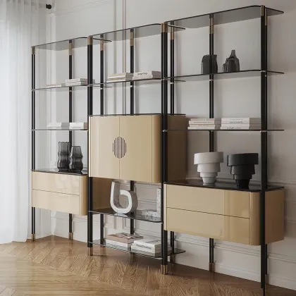 Picture Fascinating vintage bookcase