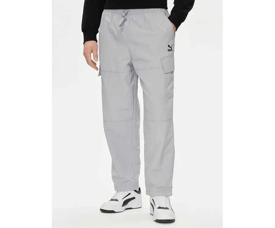 obrazek 1 Puma Spodnie dresowe Classics 624260 Szary Relaxed Fit