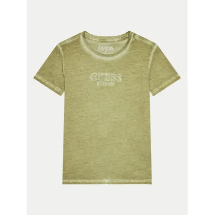 Zdjęcie Guess T-Shirt L4GI30 K8HM4 Zielony Regular Fit