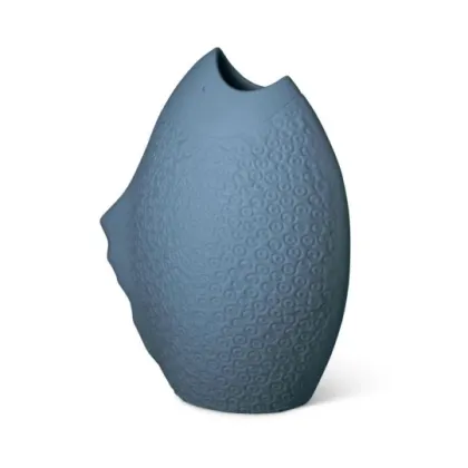 Zdjęcie Stylowy wazon ceramiczny w kształcie ryby