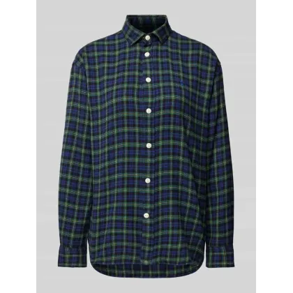 Zdjęcie Bluzka koszulowa z wyhaftowanym logo