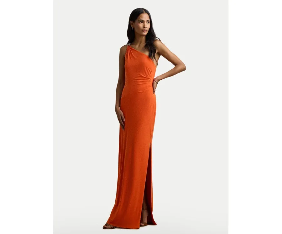 obrazek 1 LAUREN RALPH LAUREN Sukienka wieczorowa 253751483033 Pomarańczowy Slim Fit