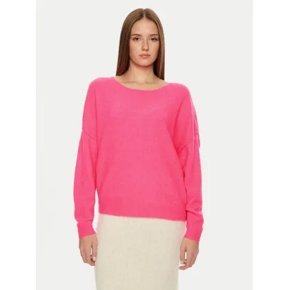 Zdjęcie American Vintage Sweter Damsville DAM225H24 Różowy Loose Fit