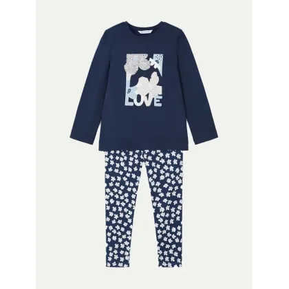 Zdjęcie Mayoral Komplet bluzka i legginsy 4713 Granatowy Regular Fit