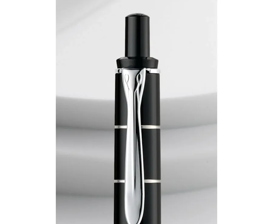 obrazek 4 Klasyczne pióro wieczne Classic M215 Black Silver Rings