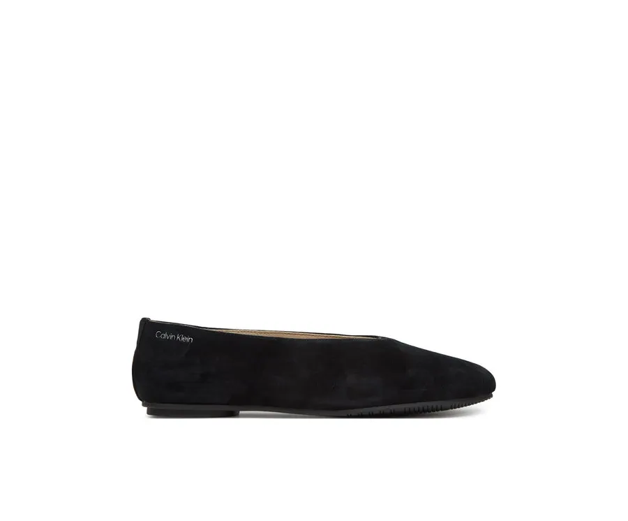 obrazek 1 Calvin Klein Baleriny Ballerina Round Hw Sue HW0HW02565 Czarny