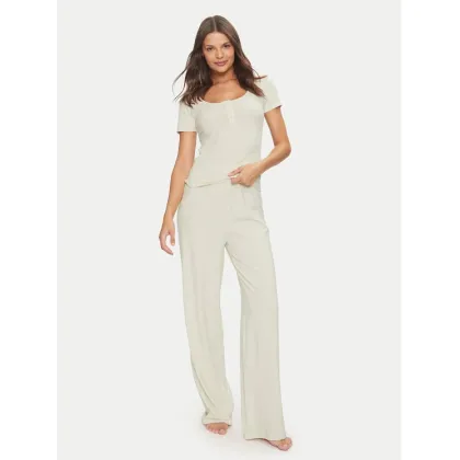Zdjęcie Guess Piżama O4YX02 KBBU1 Écru Regular Fit