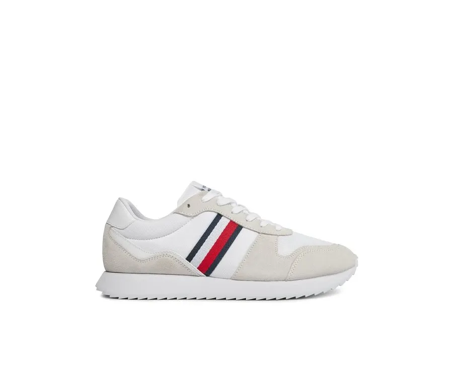 obrazek 1 Tommy Hilfiger Sneakersy Runner Evo Mix Ess FM0FM04886 Biały