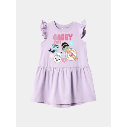 Zdjęcie NAME IT Sukienka codzienna Memma 13227617 Fioletowy Standard Fit