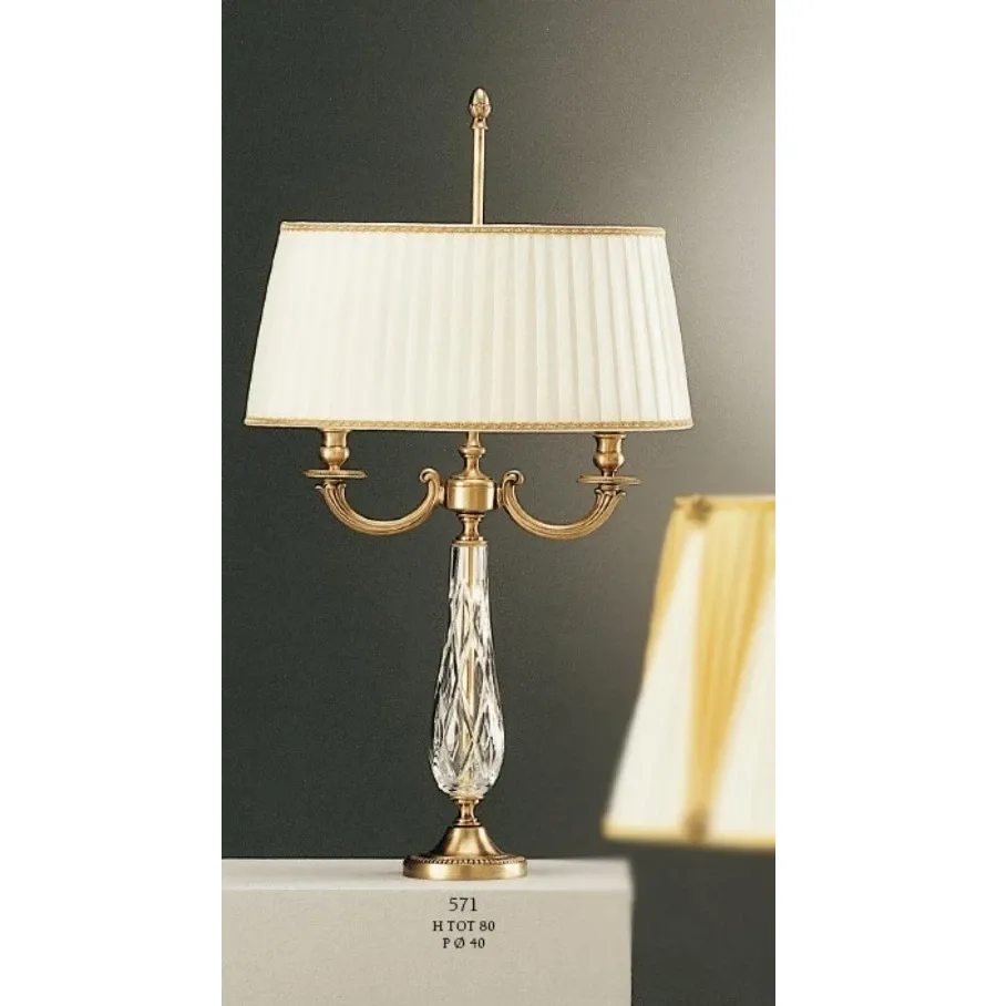 obrazek 1 Stylowa lampa z kryształowym elementem i kloszem - Il Paralume Marina