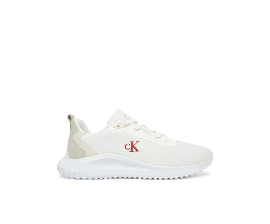 obrazek 1 Calvin Klein Jeans Sneakersy Eva Runner Mix Mesh YM0YM01285 Biały