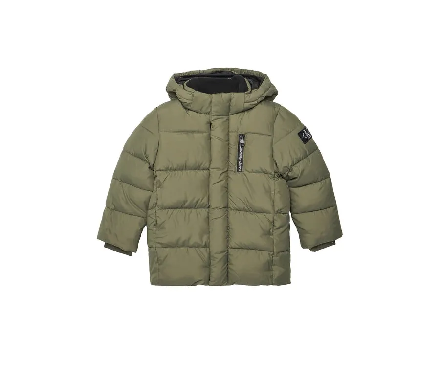 obrazek 1 Calvin Klein Jeans Kurtka zimowa Essential IB0IB01276 M Zielony Regular Fit