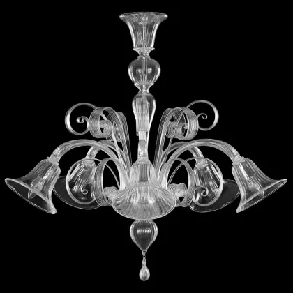 Zdjęcie Luksusowa lampa sufitowa - wykonana ręcznie ze szkła murano prosto z Włoch