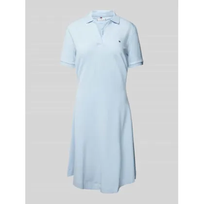 Zdjęcie Sukienka polo o długości do kolan ze wzorem w paski