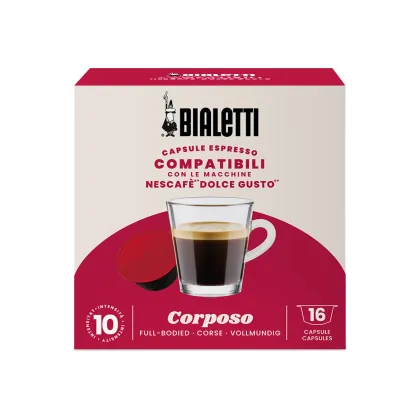 Zdjęcie Bialetti - kawa w kapsułkach Dolce Gusto Corposo - 16 kapsułek BIALETTI
