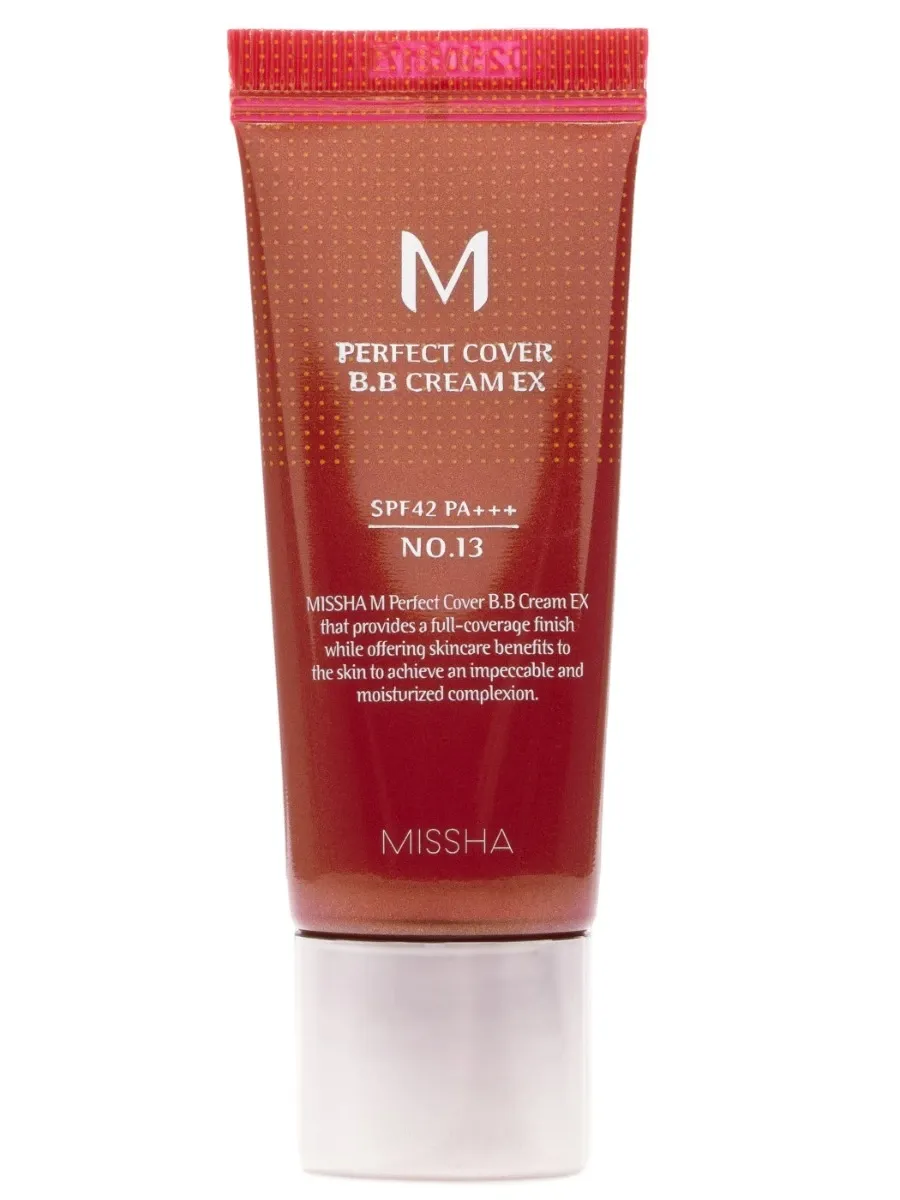 obrazek 1 Missha M Perfect Cover SPF 42 PA+++ Krem BB No 13 Bright Beige Bright Beige 20 ml