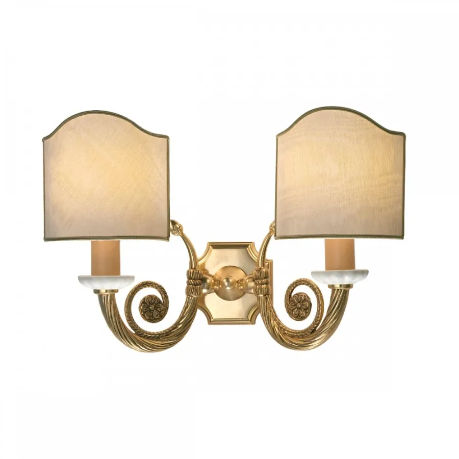 obrazek 1 Dwupunktowa lampa ścienna z włoch H.28xL.40xP.17 cm