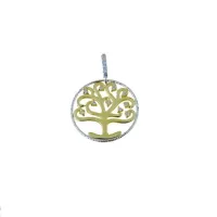 Picture A wonderful zircon tree of life pendant
