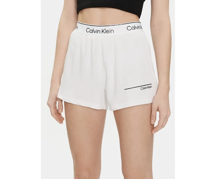 obrazek 1 Calvin Klein Swimwear Szorty plażowe KW0KW02477 Biały Relaxed Fit