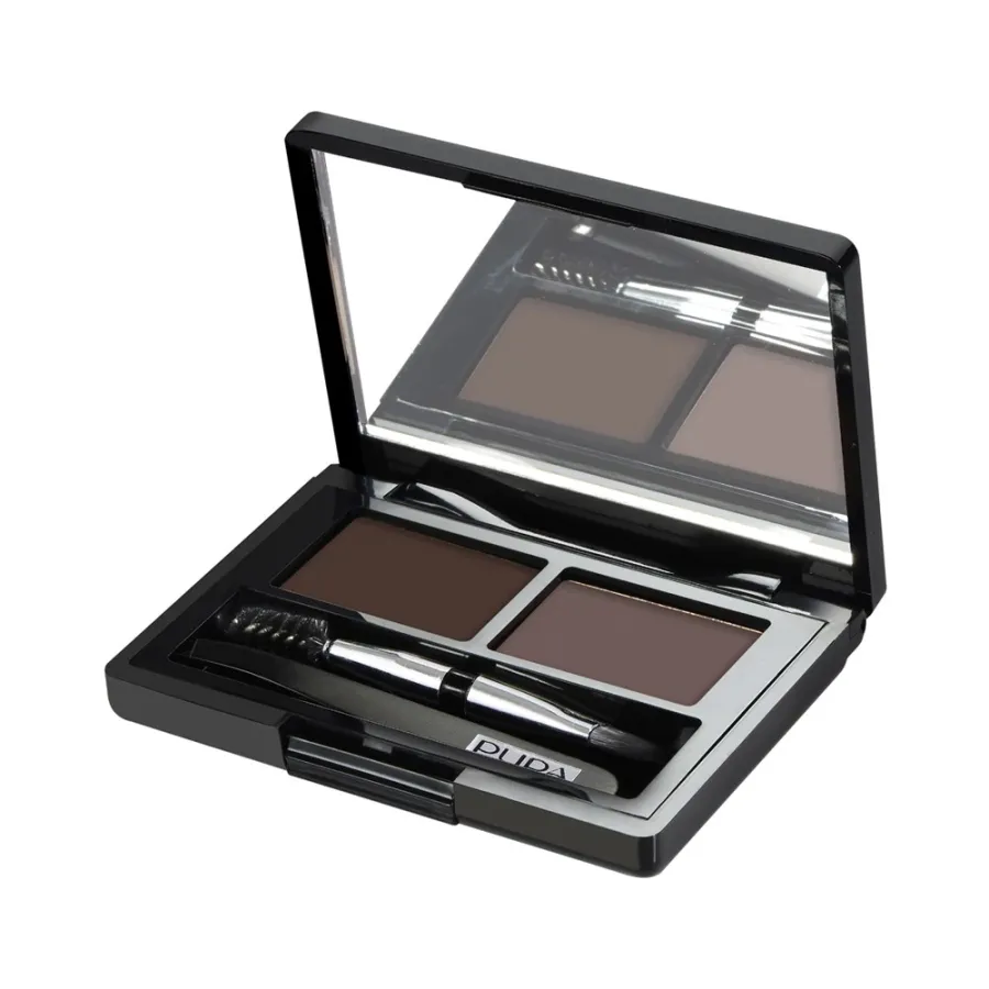 obrazek 1 Pupa Eyebrow Design Set Zestaw do makijażu brwi Brown 1.1 g