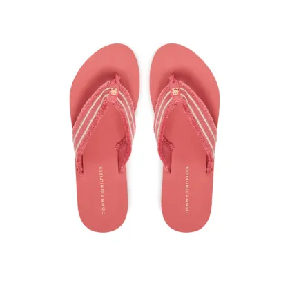 Zdjęcie Tommy Hilfiger Japonki TH Webbing Beach Sandal FW0FW08739 Koralowy