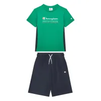 Zdjęcie Champion Komplet t-shirt i spodenki 306992 Zielony Regular Fit