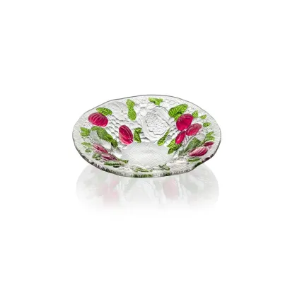 Zdjęcie Włoska patera A night in Palmira z czerwono zielonym zdobieniem – IVV