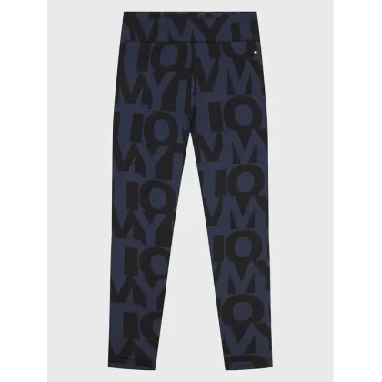 Zdjęcie Tommy Hilfiger Legginsy KG0KG07123 M Granatowy Slim Fit