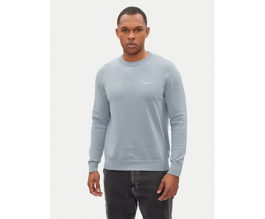 obrazek 1 Pepe Jeans Sweter Essential PM702512 Błękitny Regular Fit