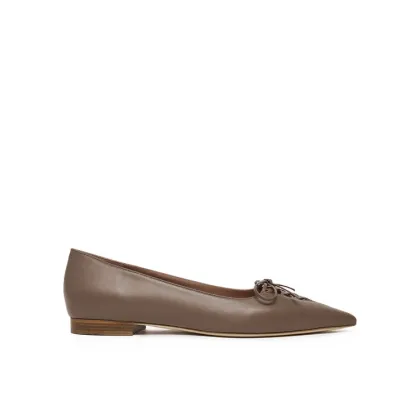 Zdjęcie MALONE SOULIERS Baleriny Hedy Flat 10-2 Brązowy