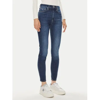 Zdjęcie Tommy Jeans Jeansy Sylvia DW0DW19258 Granatowy Skinny Fit