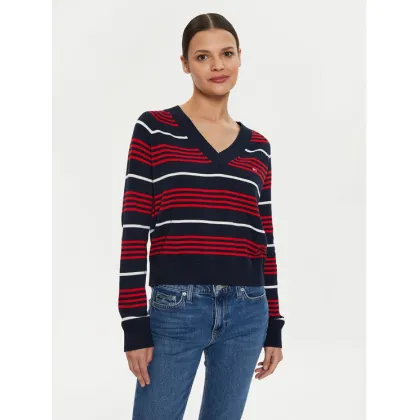 Zdjęcie Tommy Jeans Sweter DW0DW18652 Granatowy Relaxed Fit