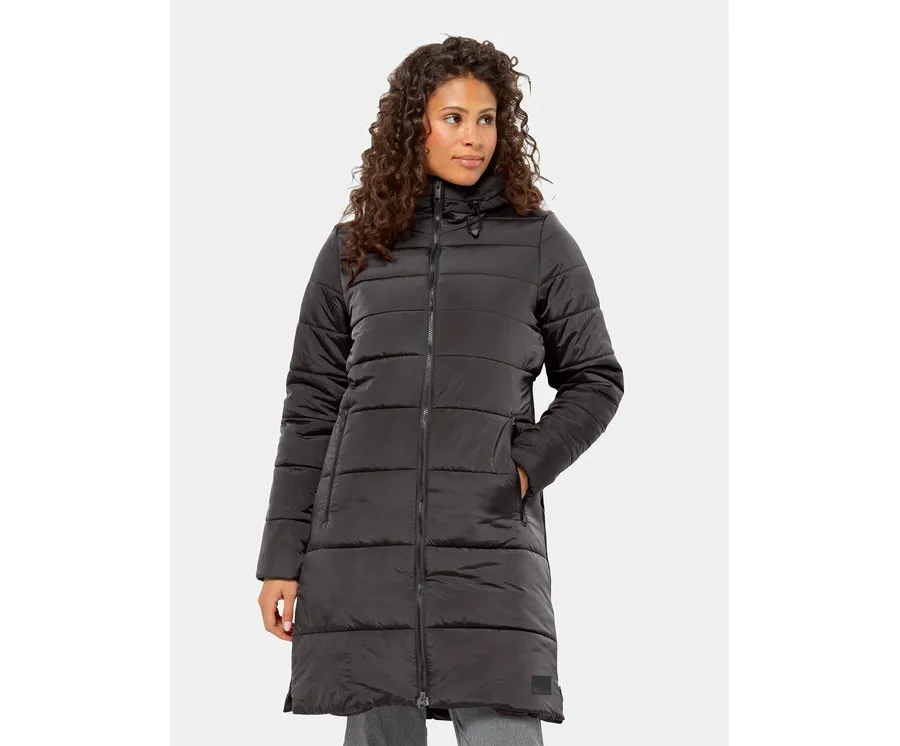 obrazek 1 Jack Wolfskin Kurtka zimowa Eisbach Coat 1206981 Czarny Regular Fit