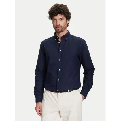 Zdjęcie Tommy Hilfiger Koszula Solid Heritage MW0MW35774 Granatowy Regular Fit