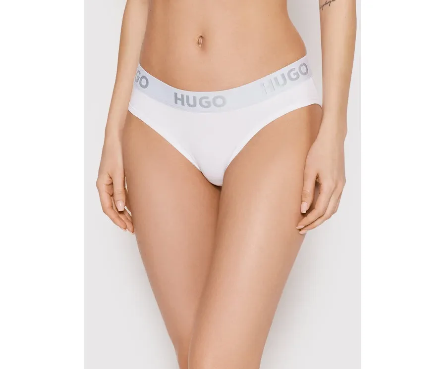 obrazek 1 Hugo Figi klasyczne Brief Sporty Logo 50469643 Biały HUGO