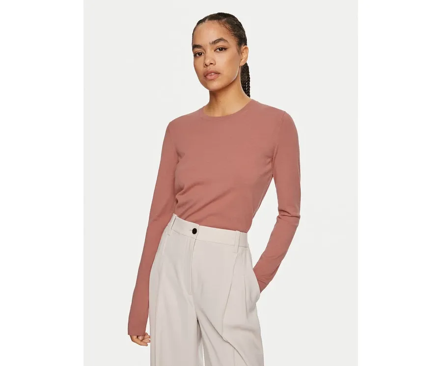 obrazek 1 Calvin Klein Sweter K20K207681 Pomarańczowy Regular Fit